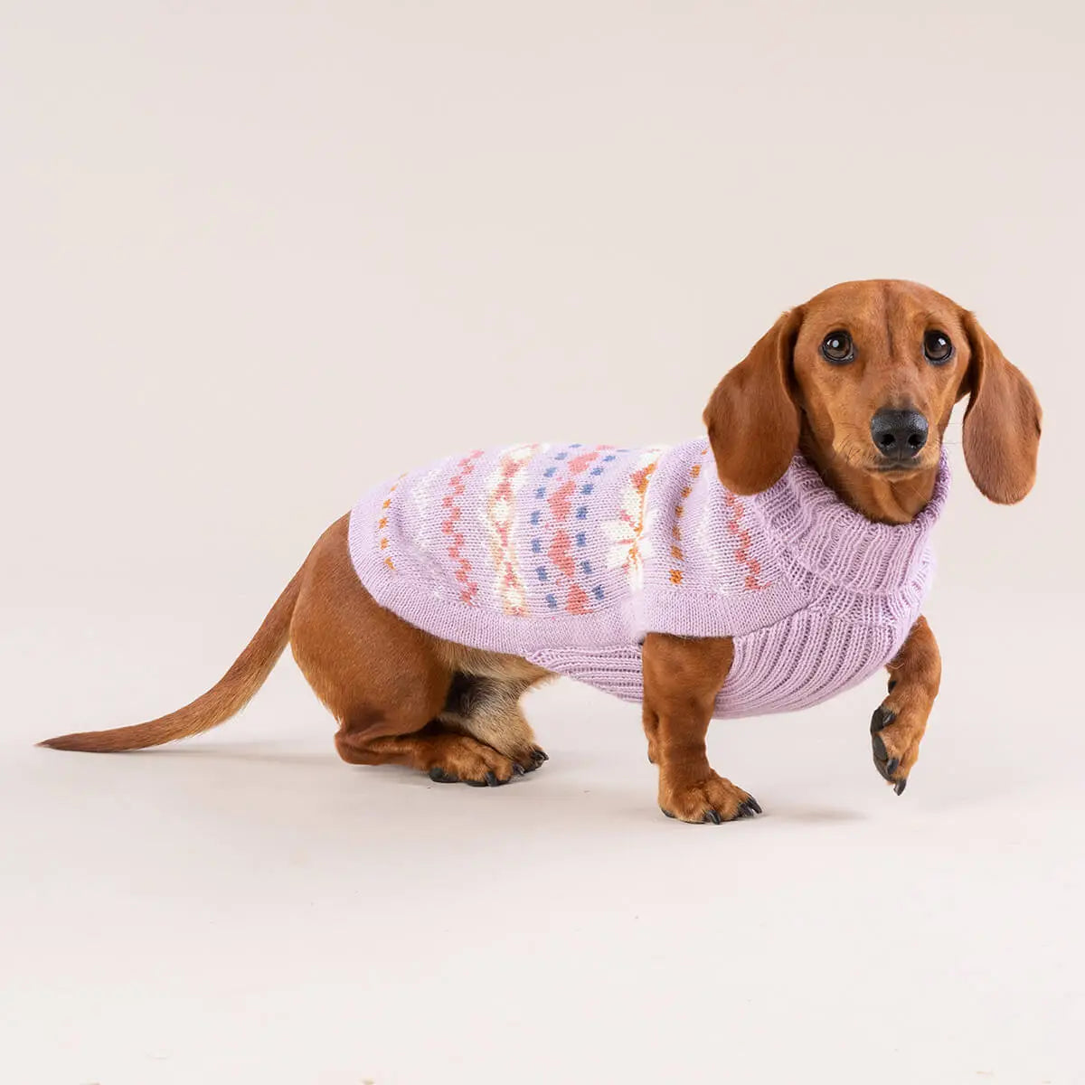 Lavender Sunrise Alpaca Sweater