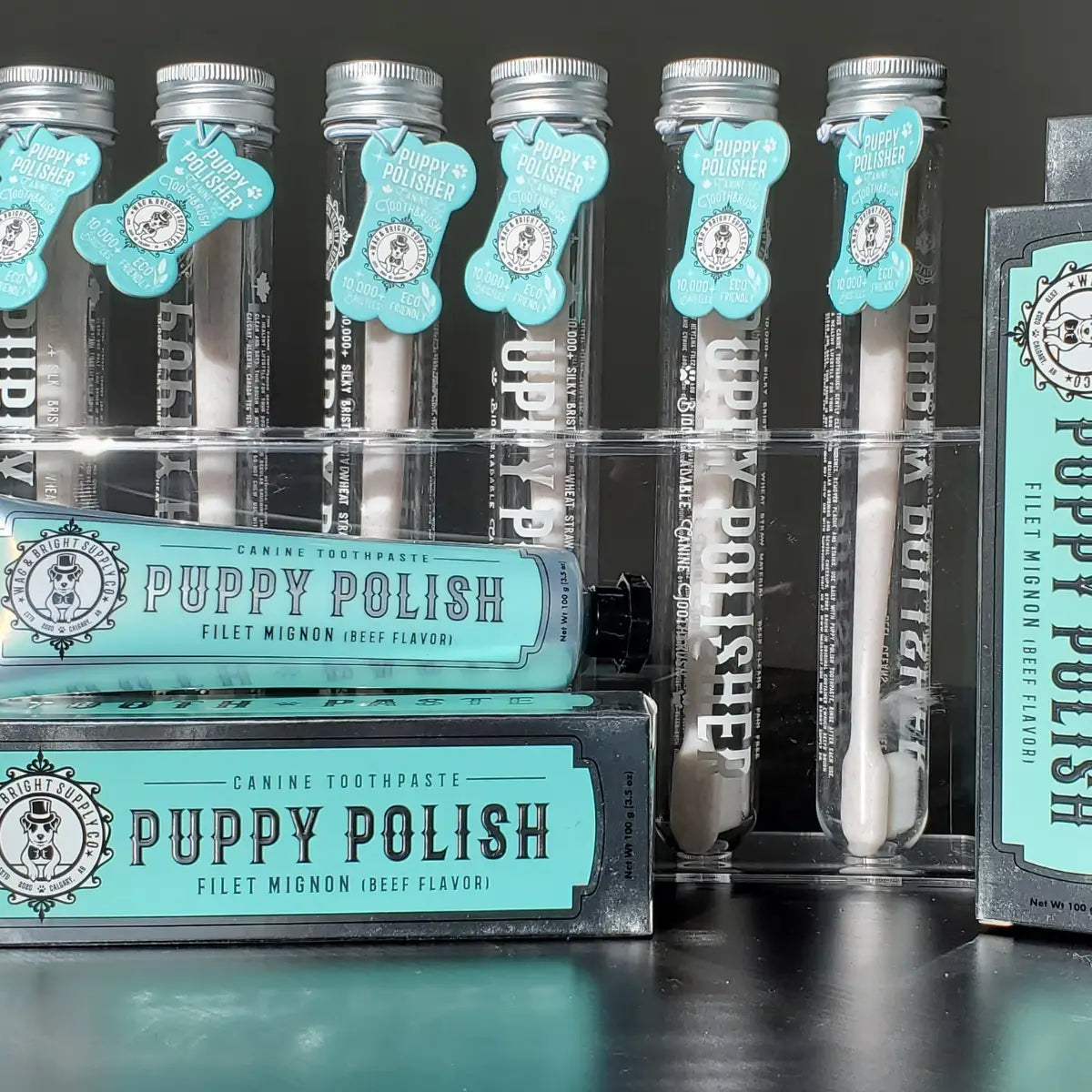 Puppy Polish Natuurlijke Hondentandpasta | Filet Mignon (Rund)