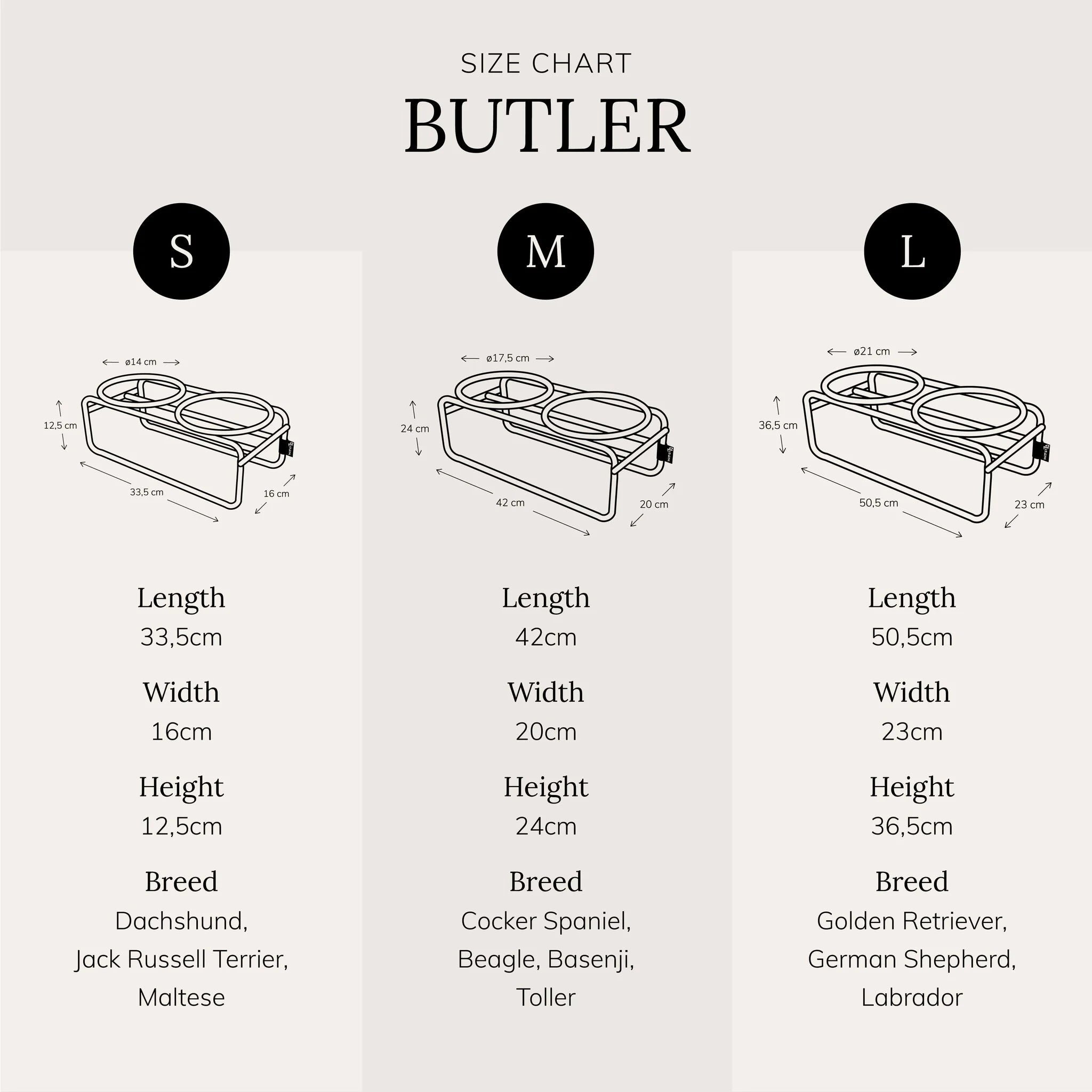 Butler Raised Bowl Standard - Beige