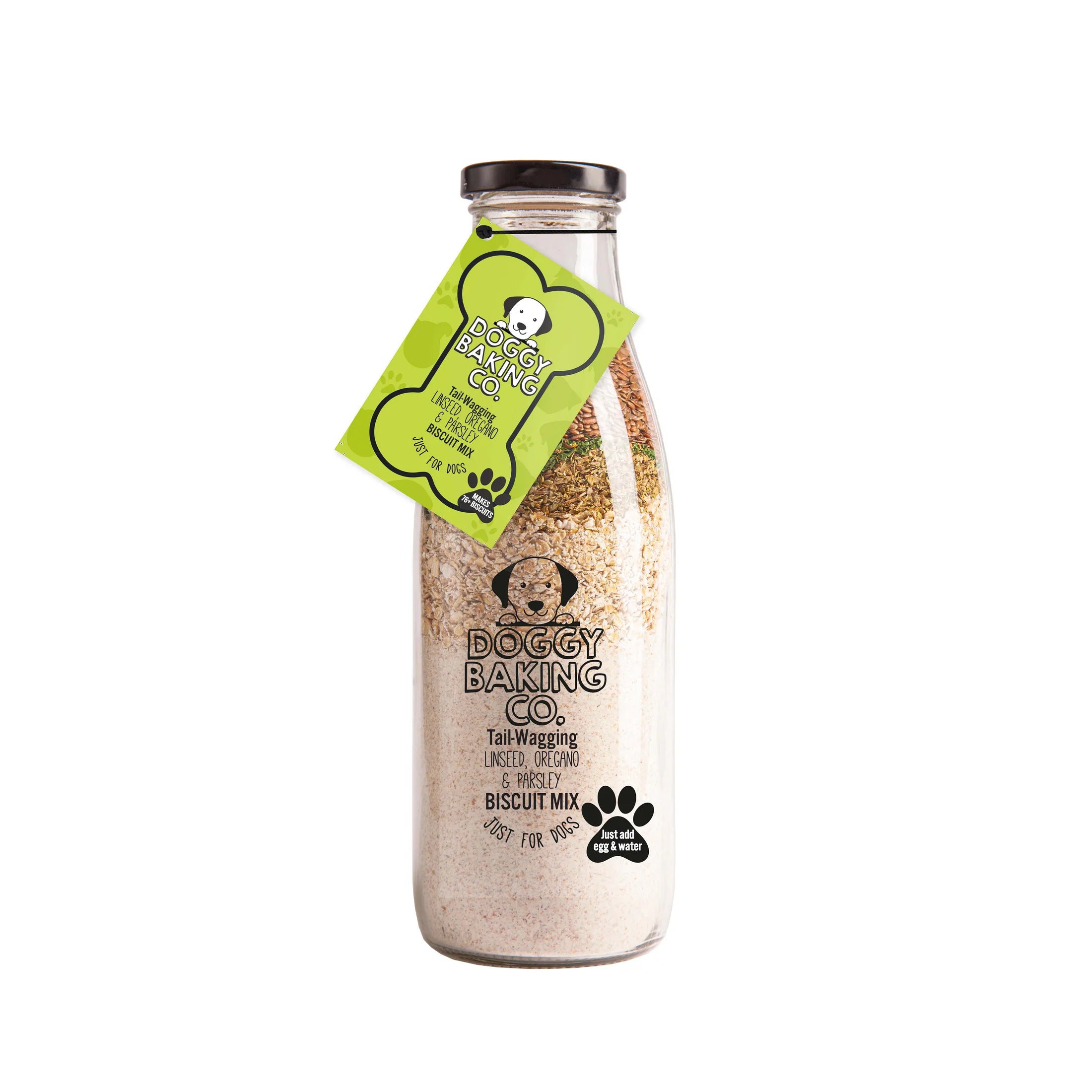 Lijnzaad, oregano & peterselie Gebottelde hondenbakmix - 750ml