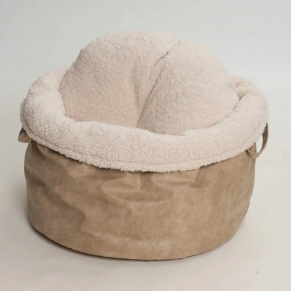 Dog Bed Shopper Basket | Saddle