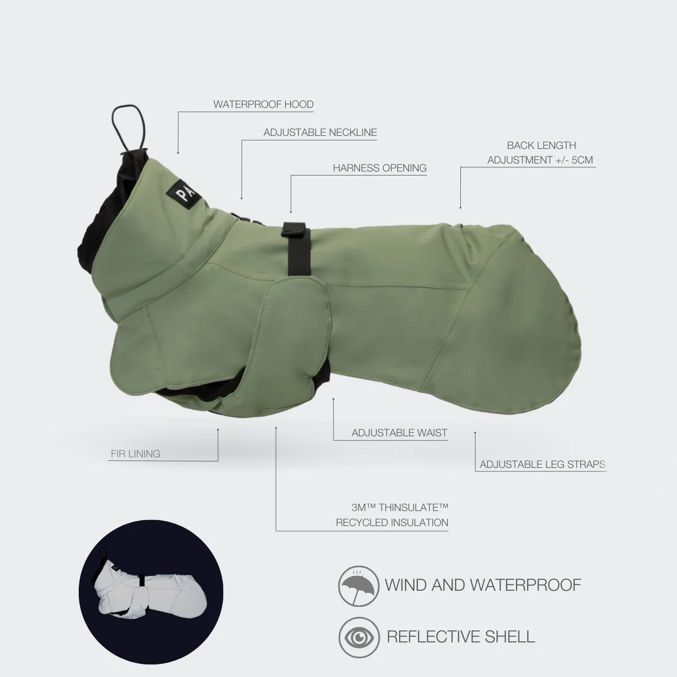 Visibility Winter Jacket - Green