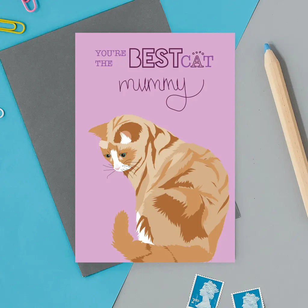 You’re the Best Cat Mummy Card