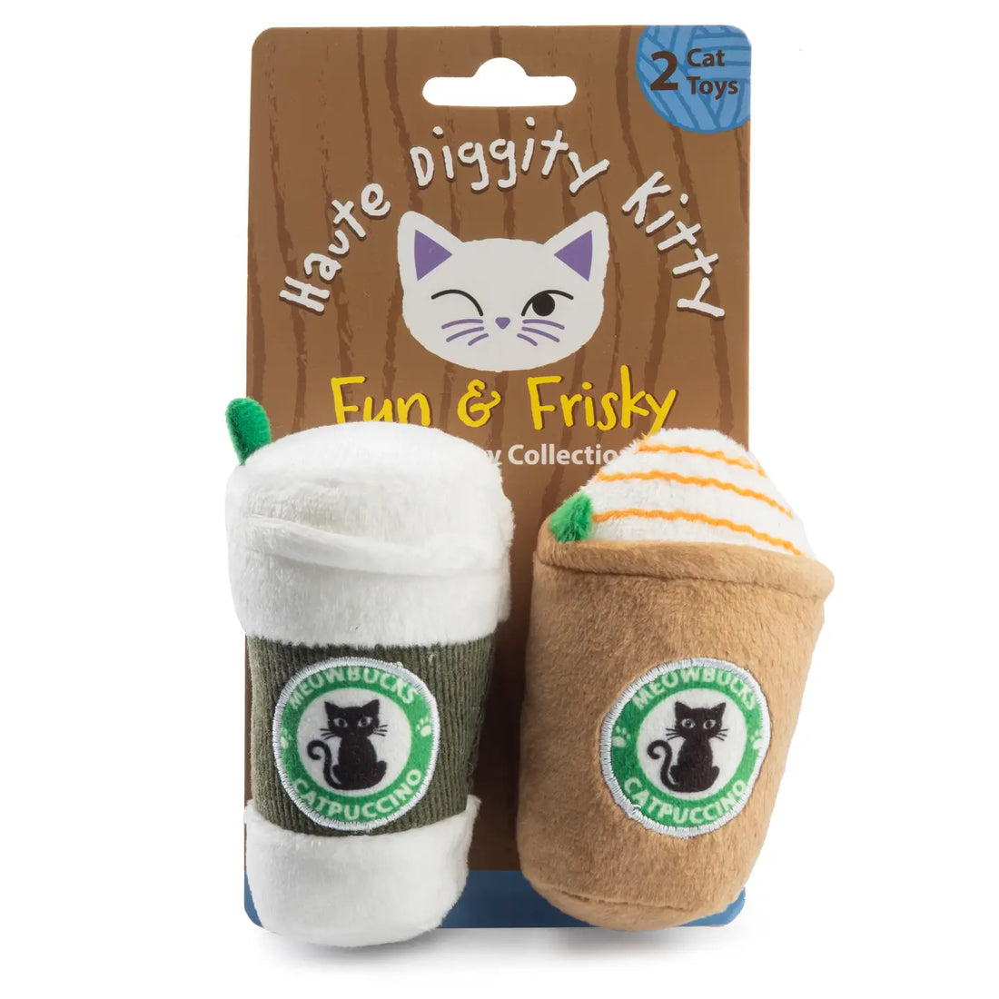 Kitty Meowbucks (2 Coffee Cups) | Catnip Toys