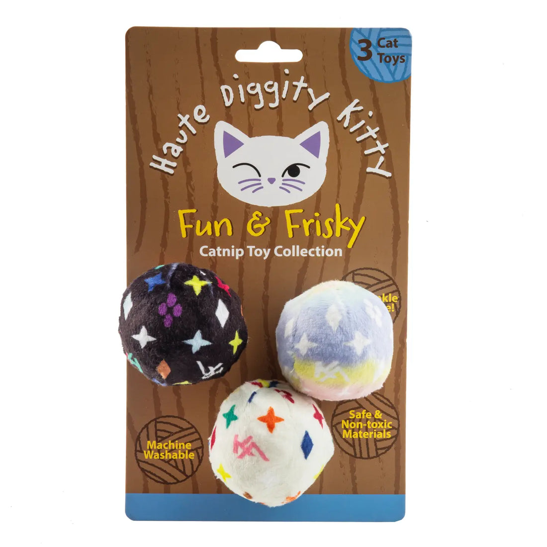 Kitty Vuiton Monogram Balls | Catnip Toys