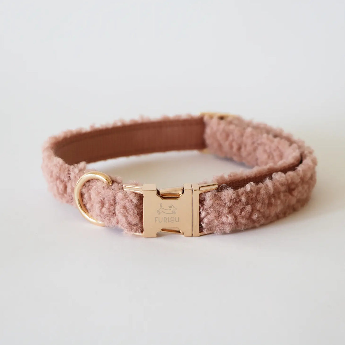 Sherpa Dog Collar - Rose