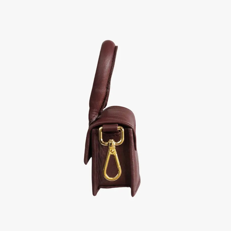 Designer Treat Poop Bag Holder | Burgundy