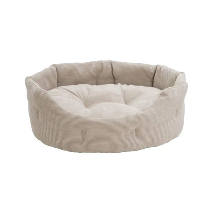Dog Basket Corduroy | Taupe