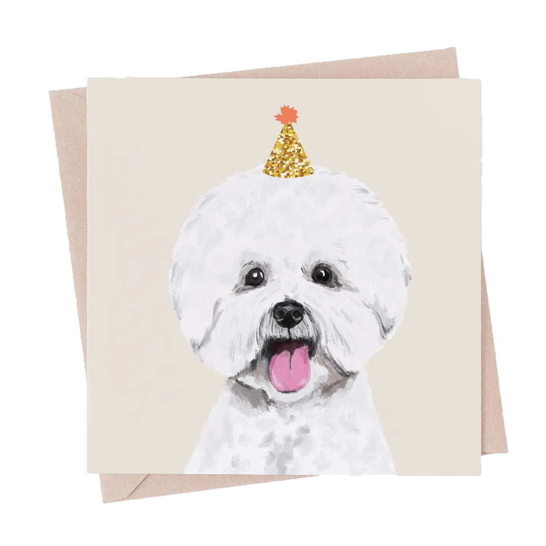Bichon Frise Dog Greeting Card