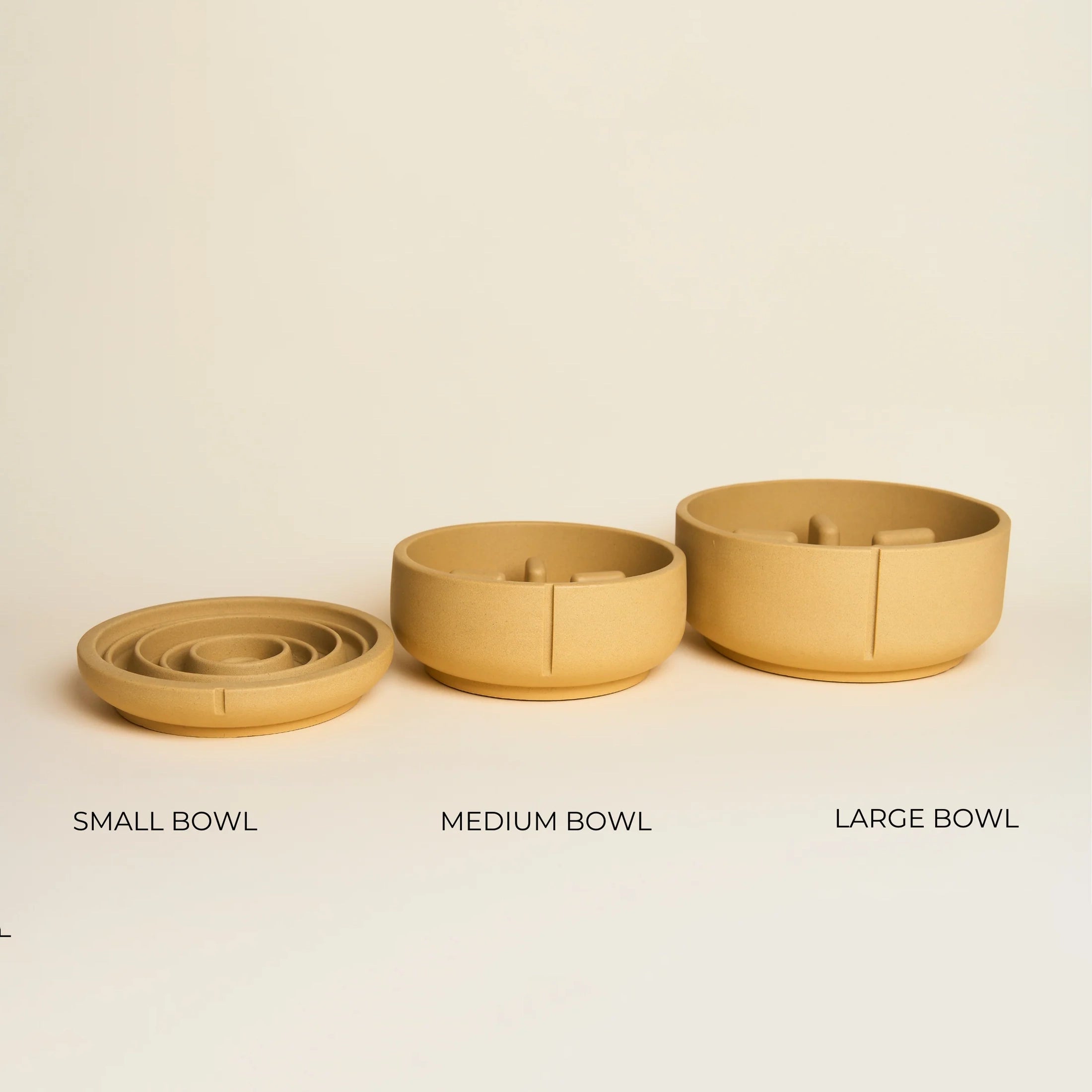 Slow Feeder Small Bowl - Camel Brown