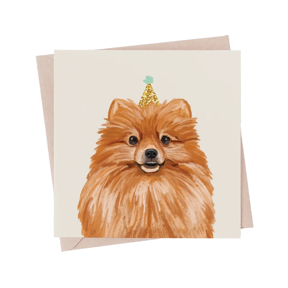 Pomeranian Dog Greeting Card