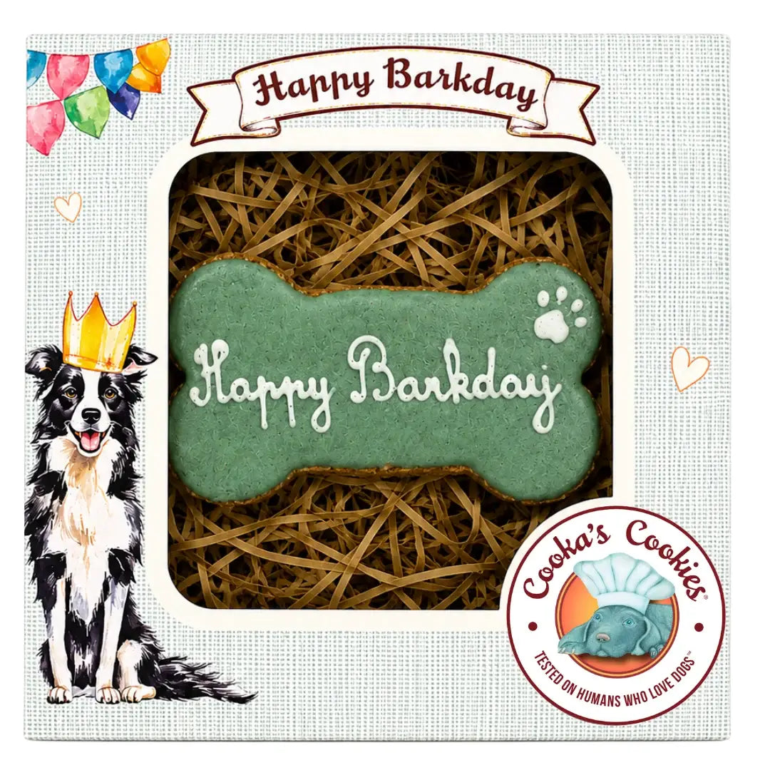 Happy Barkday Green | Gourmet Birthday Treat For Dogs