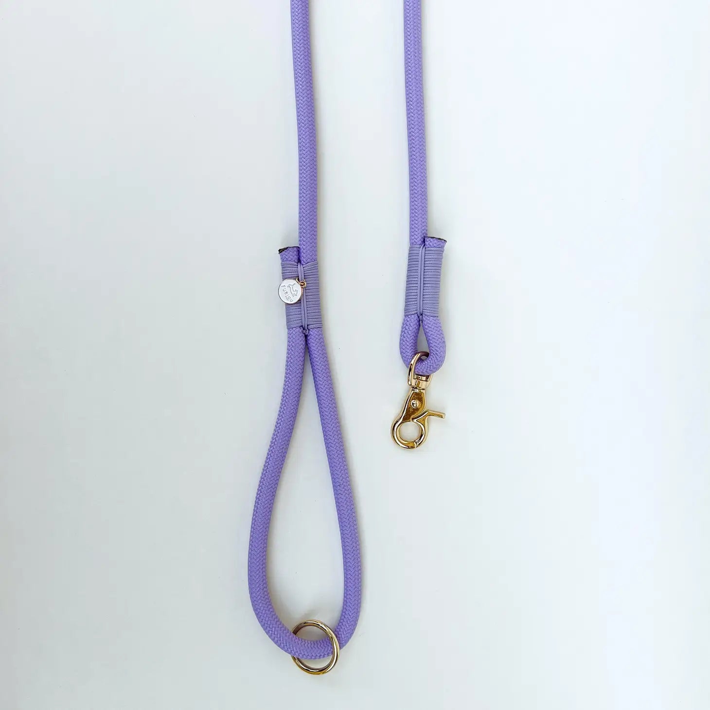 Braided Rope Leash - Lavender