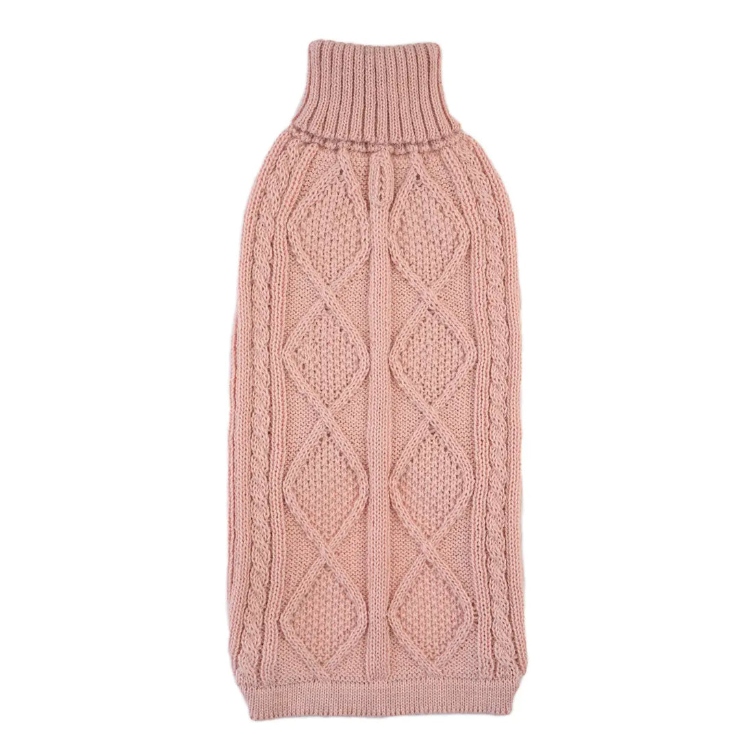 Blush Pink Aran Alpaca Sweater