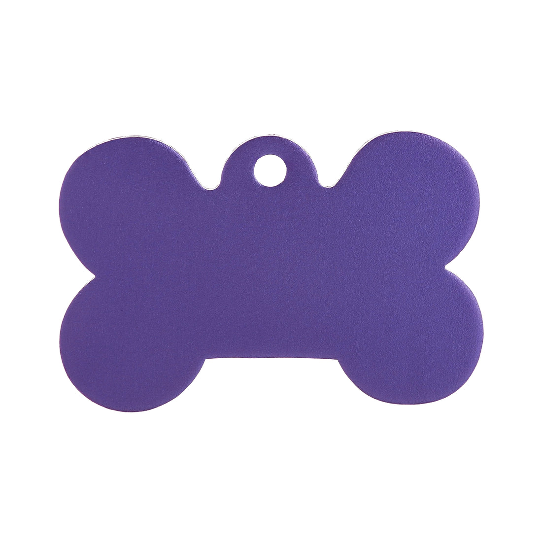 Bone Shaped Zebra Tag - Purple