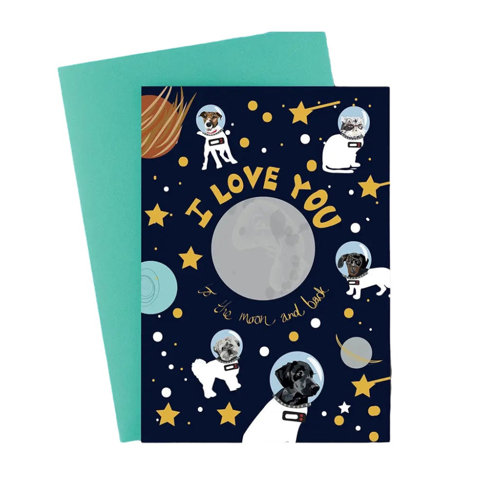 Love You To the Moon and Back Card