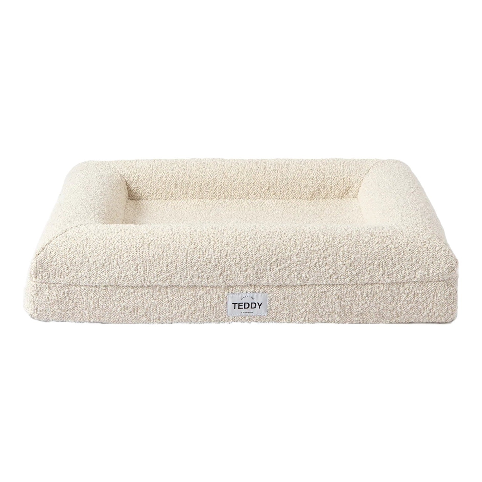 Boucle Bed - White