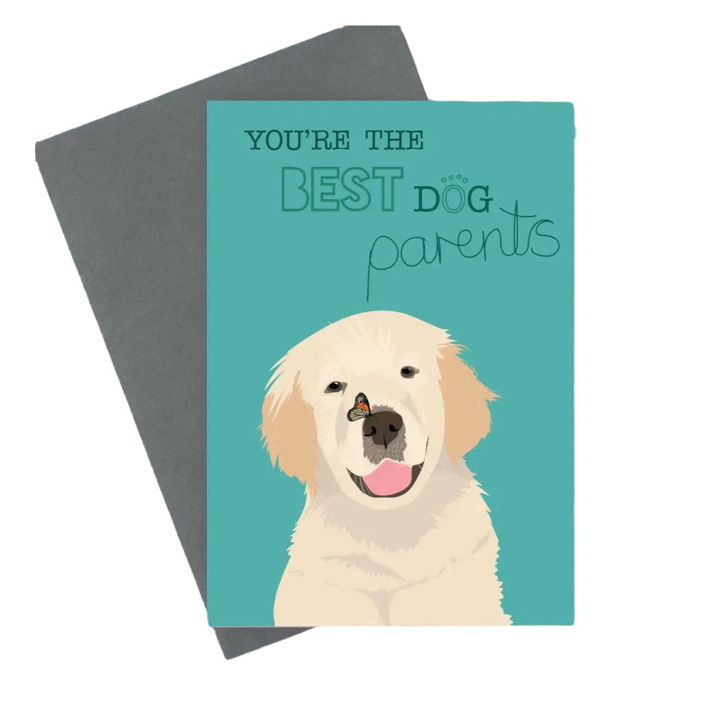 You’re the Best Dog Parents Kaart 