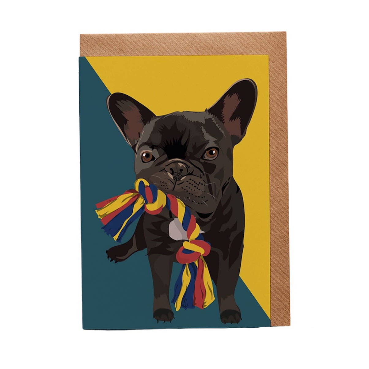 Ronnie The French Bulldog Card