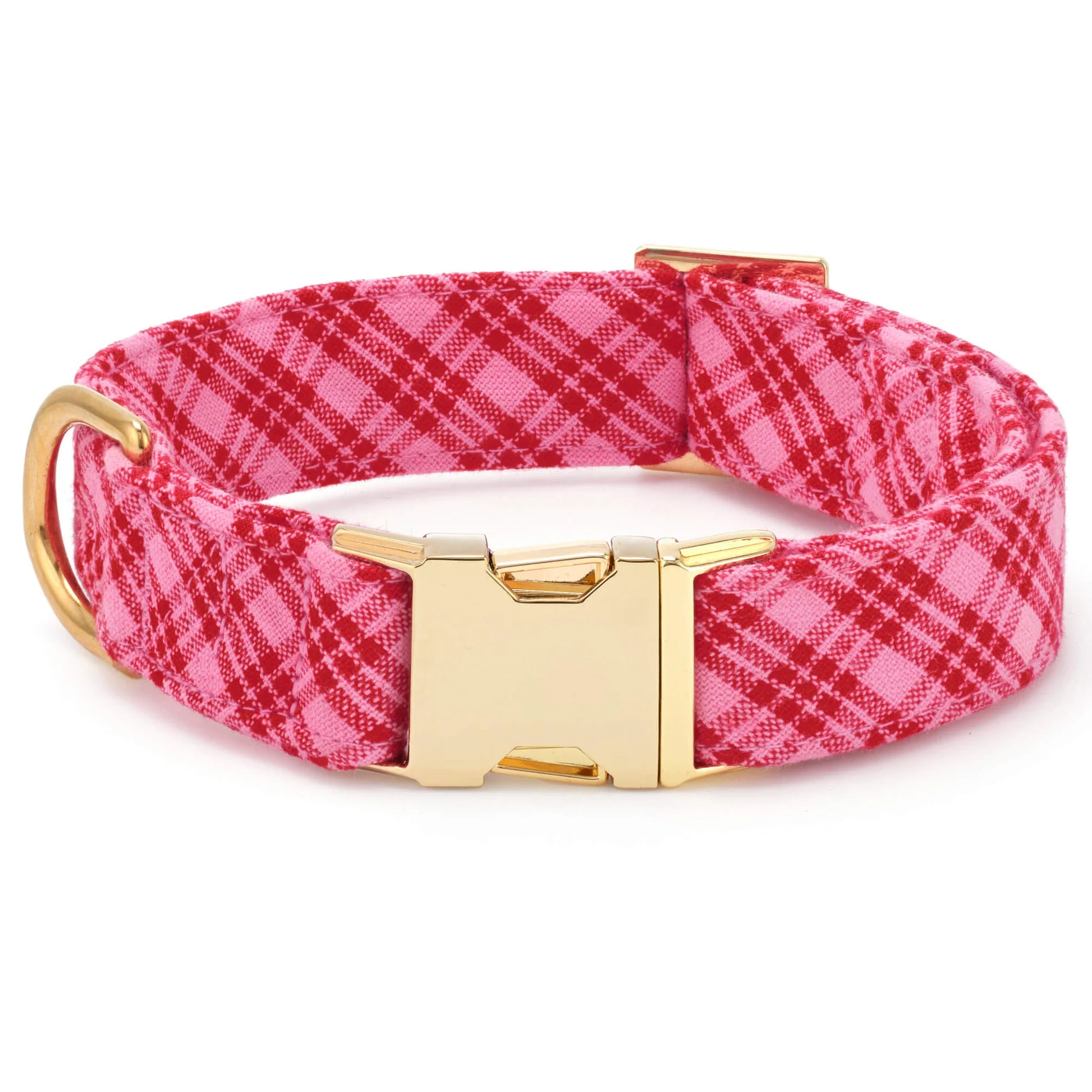 Heather Taylor Home x TFD Katherine Plaid Valentine Dog Collar