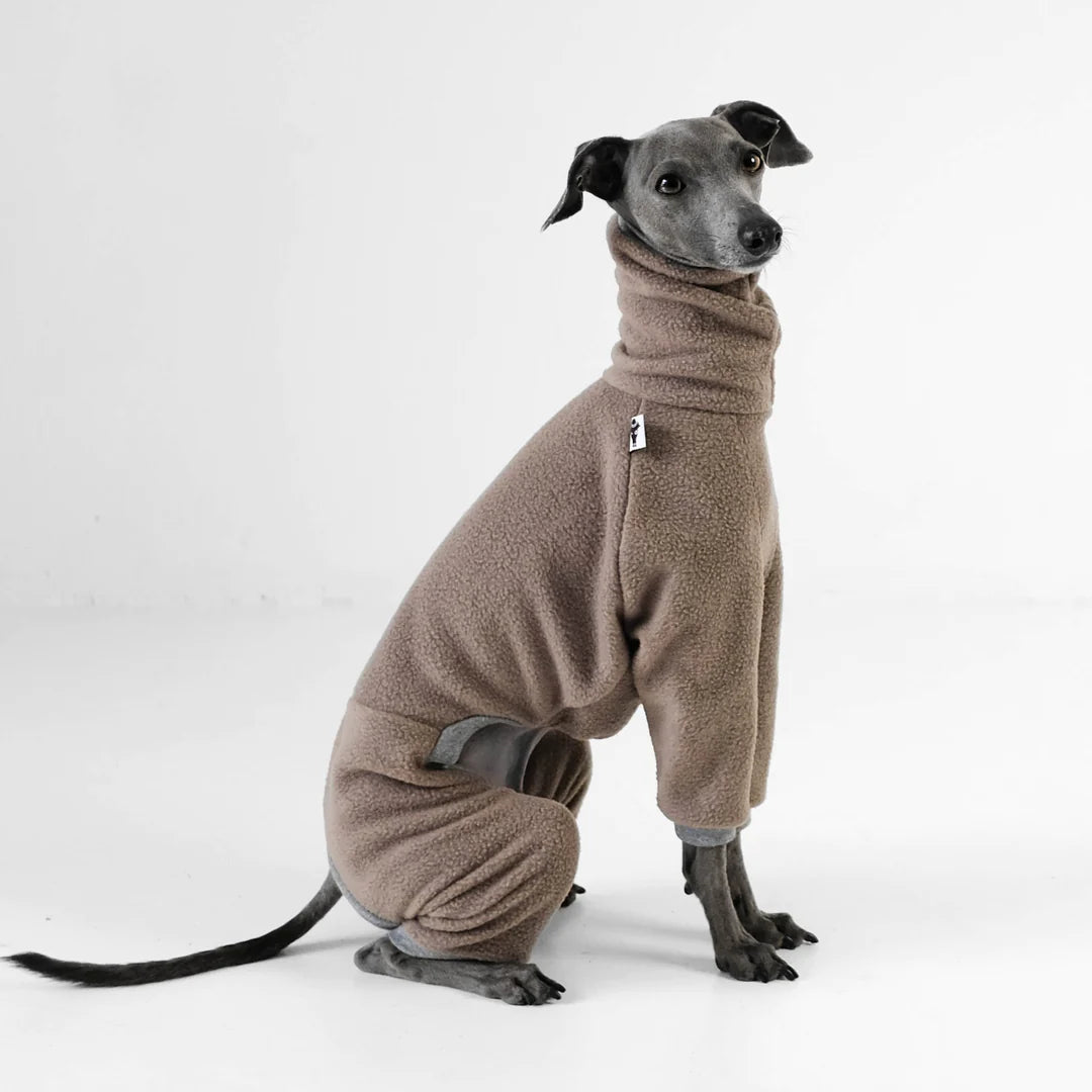 GREYHOUND Polar Fleece Overall - Walnut