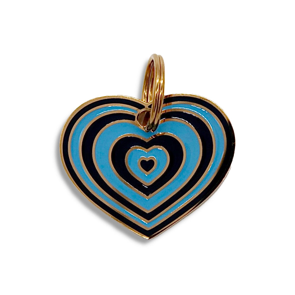 Pet-à-Porter Blue Heart Tag