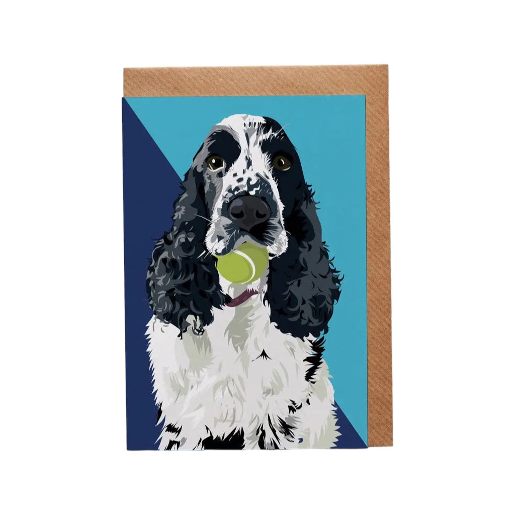 Nancy the Spaniel Dog Card