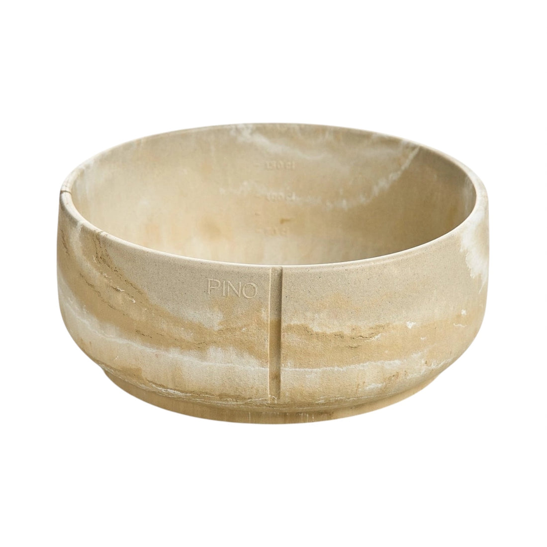 Classic Feeder Bowl - Owl Greige Marble