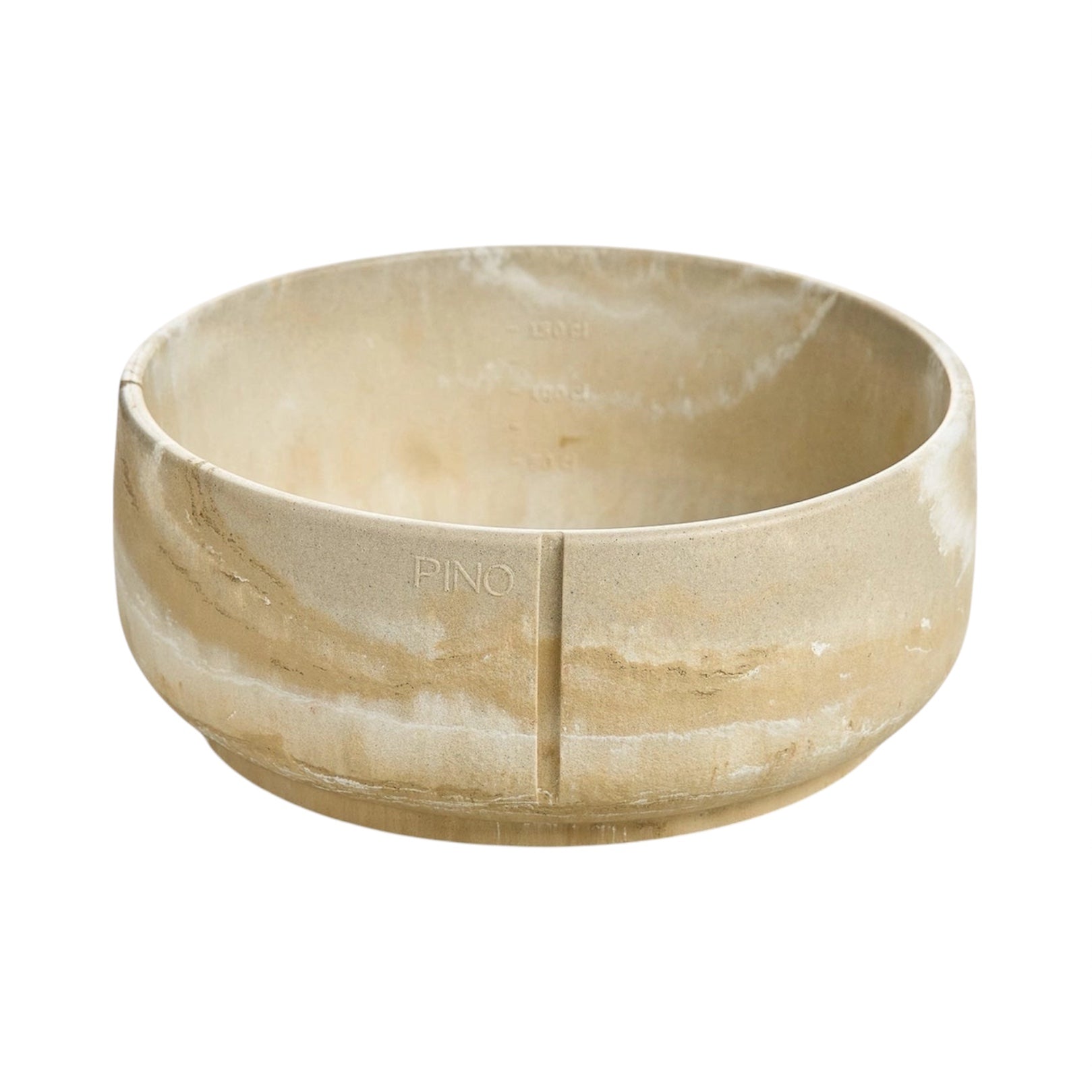 Classic Feeder Bowl - Owl Greige Marble