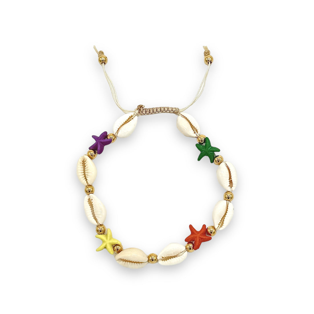 Starfish Shell Necklace - Multi