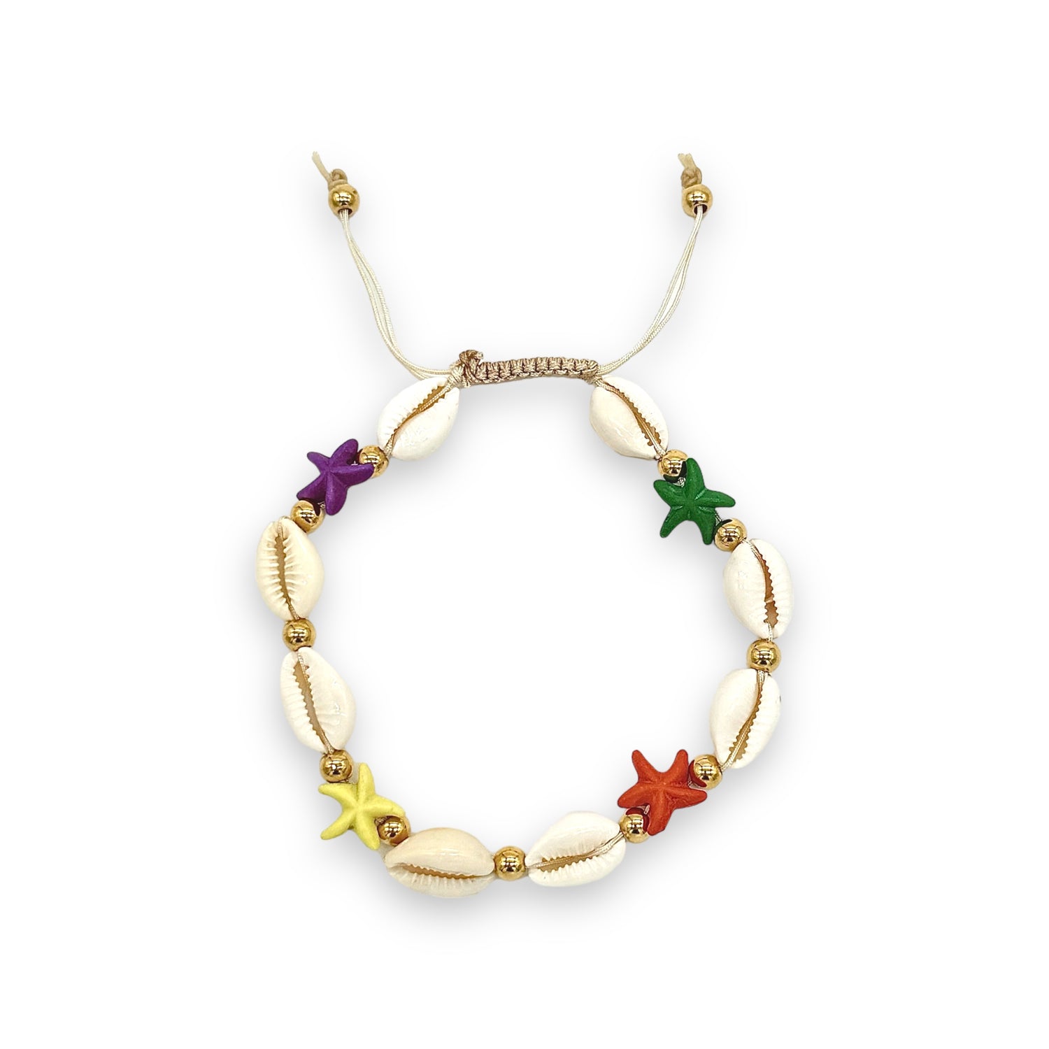 Starfish Shell Necklace - Multi