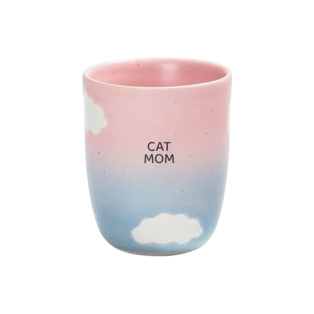 Cloud Sunset Stoneware Cup | Cat Mom