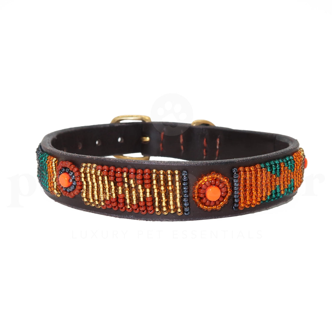 Beaded Dog Collar - Basile