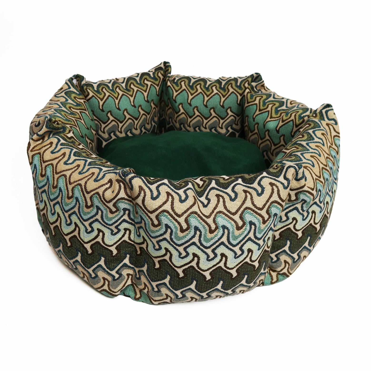 Wave Dog Bed - Green