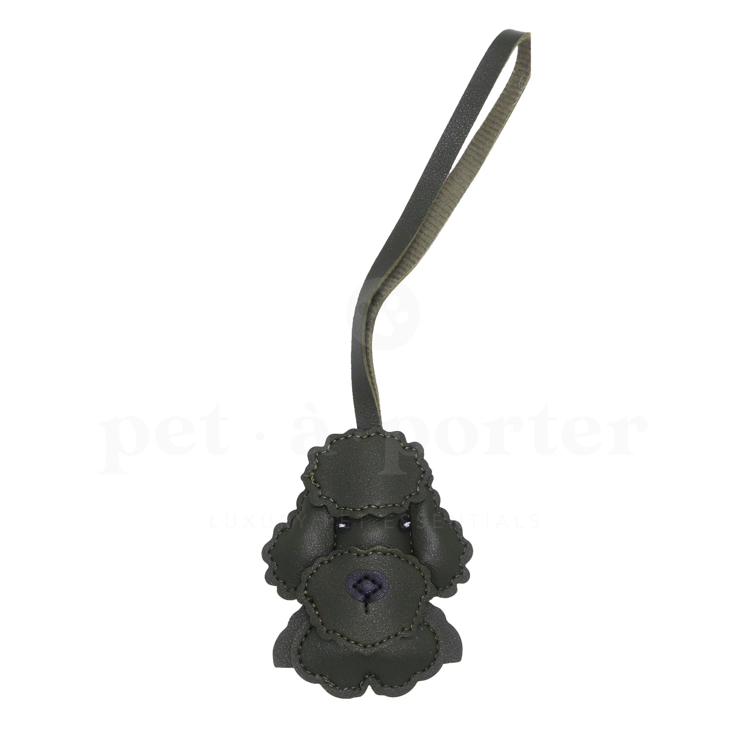 Poodle Charm - Olive Green