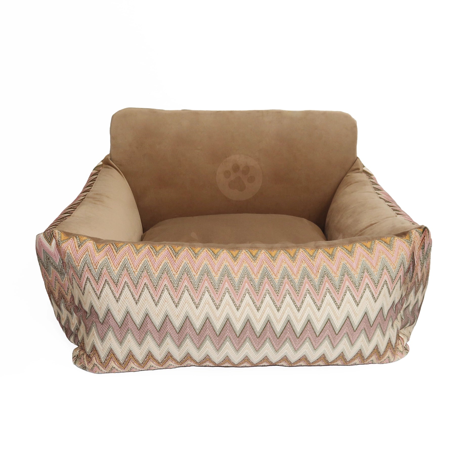 Car Seat - Gold ZigZag