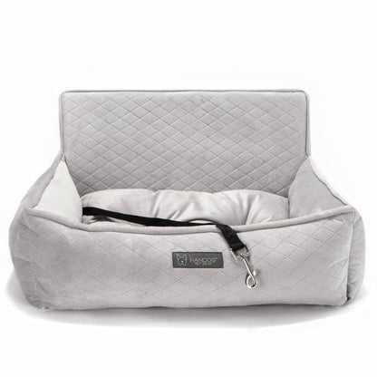 Quilted Car Seat - Light Grey