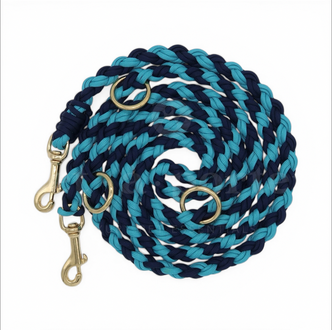 Adjustable Paracord Leash - Blue Lagoon