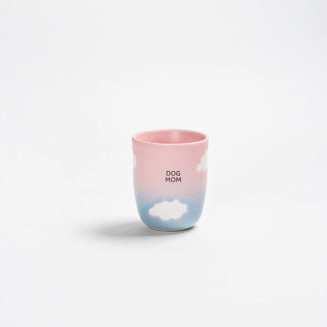 Cloud Sunset Stoneware Cup | Dog Mom