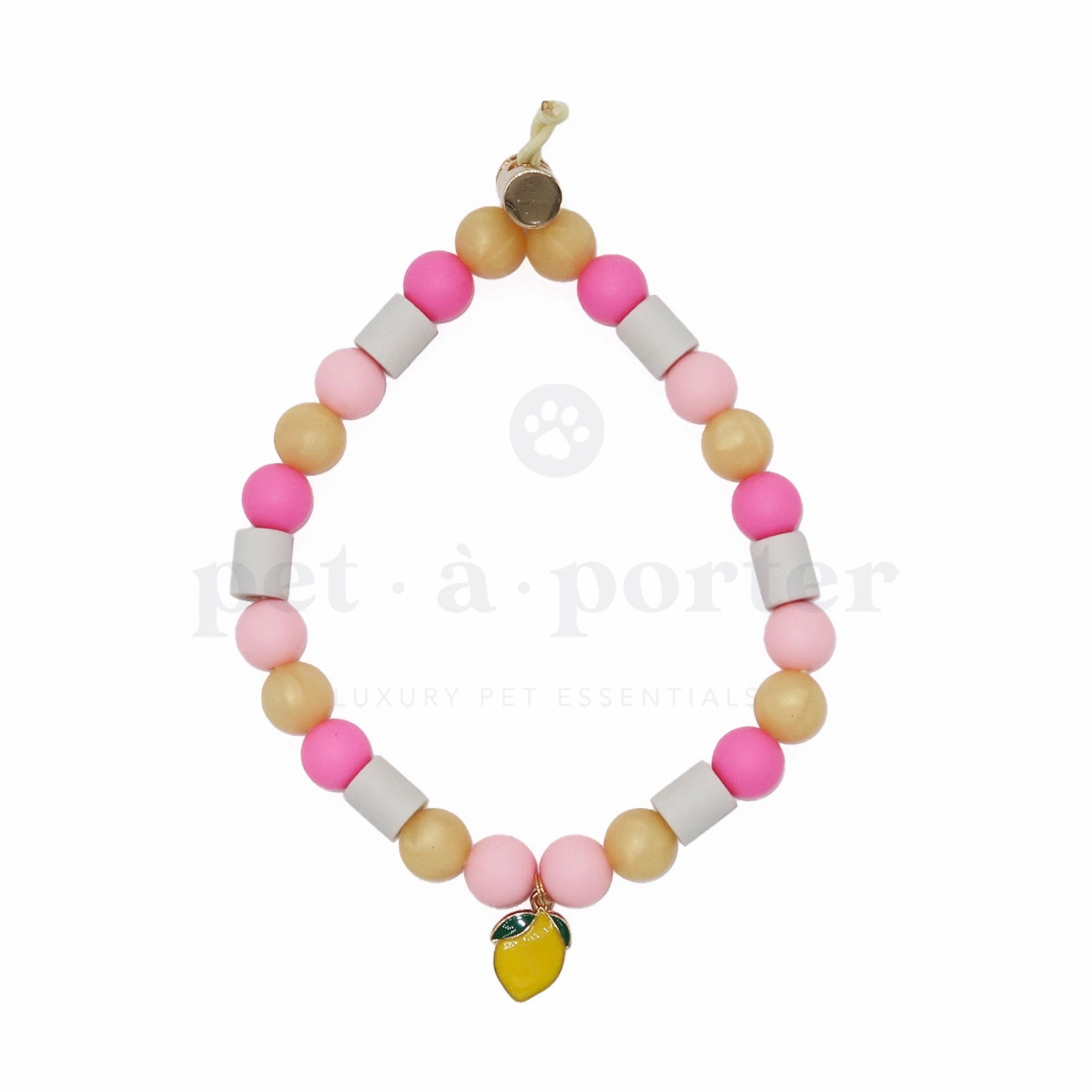 Anti-Tick Beads Collar - Summer Lemonade