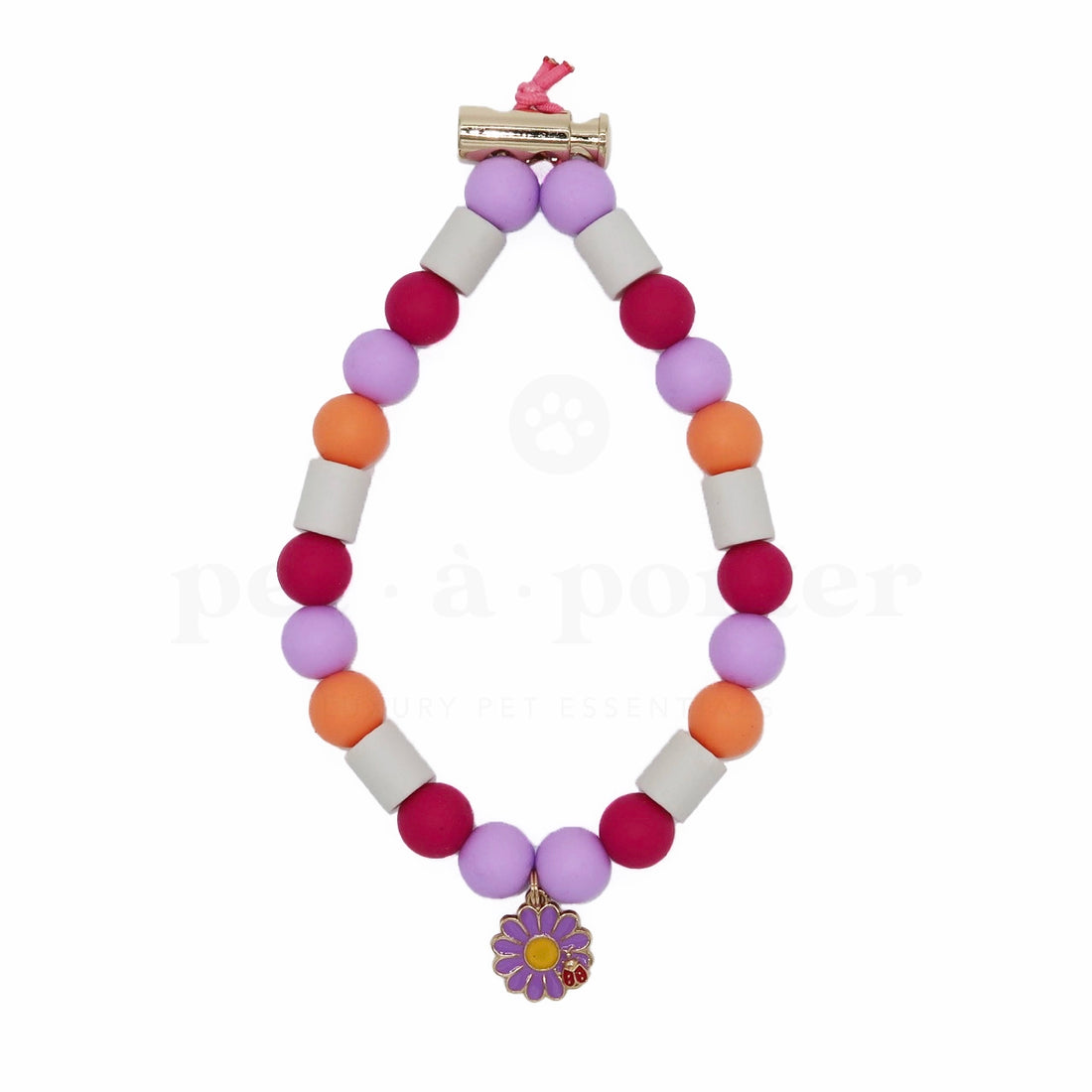 Anti-Tick Beads Collar - Sorbet Blossom