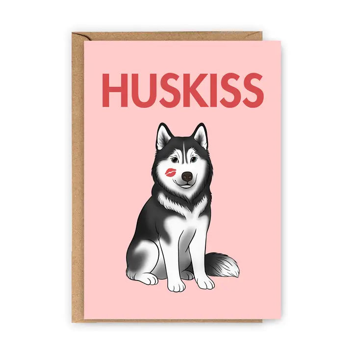 Huskiss Husky Greeting Card
