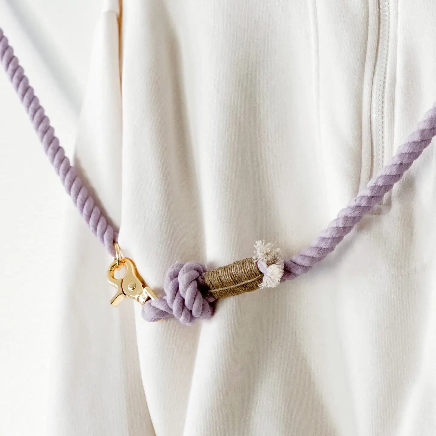Hands Free Rope Leash - Lavender Fields