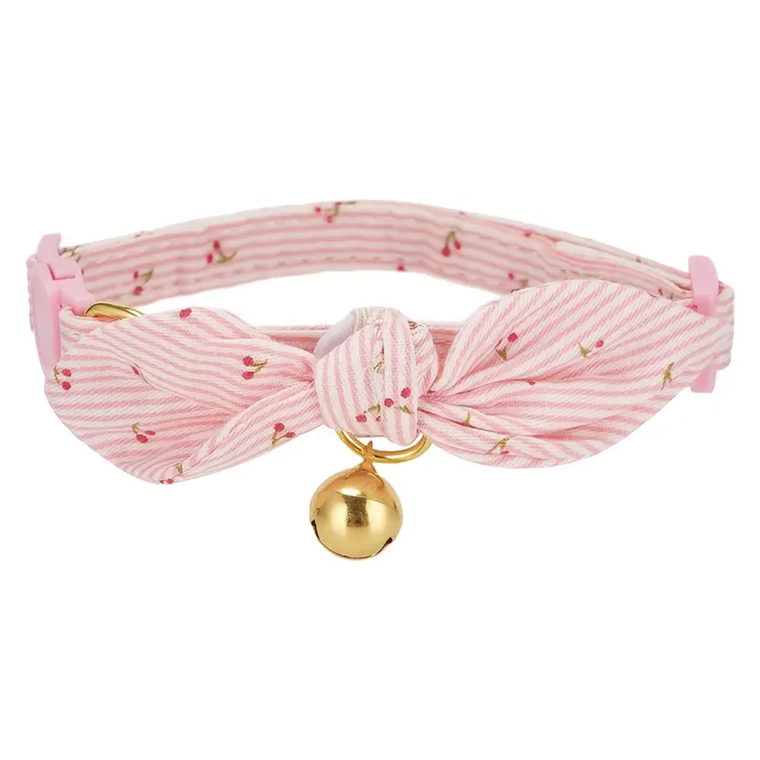 Adjustable Collar with Bell | Cherry