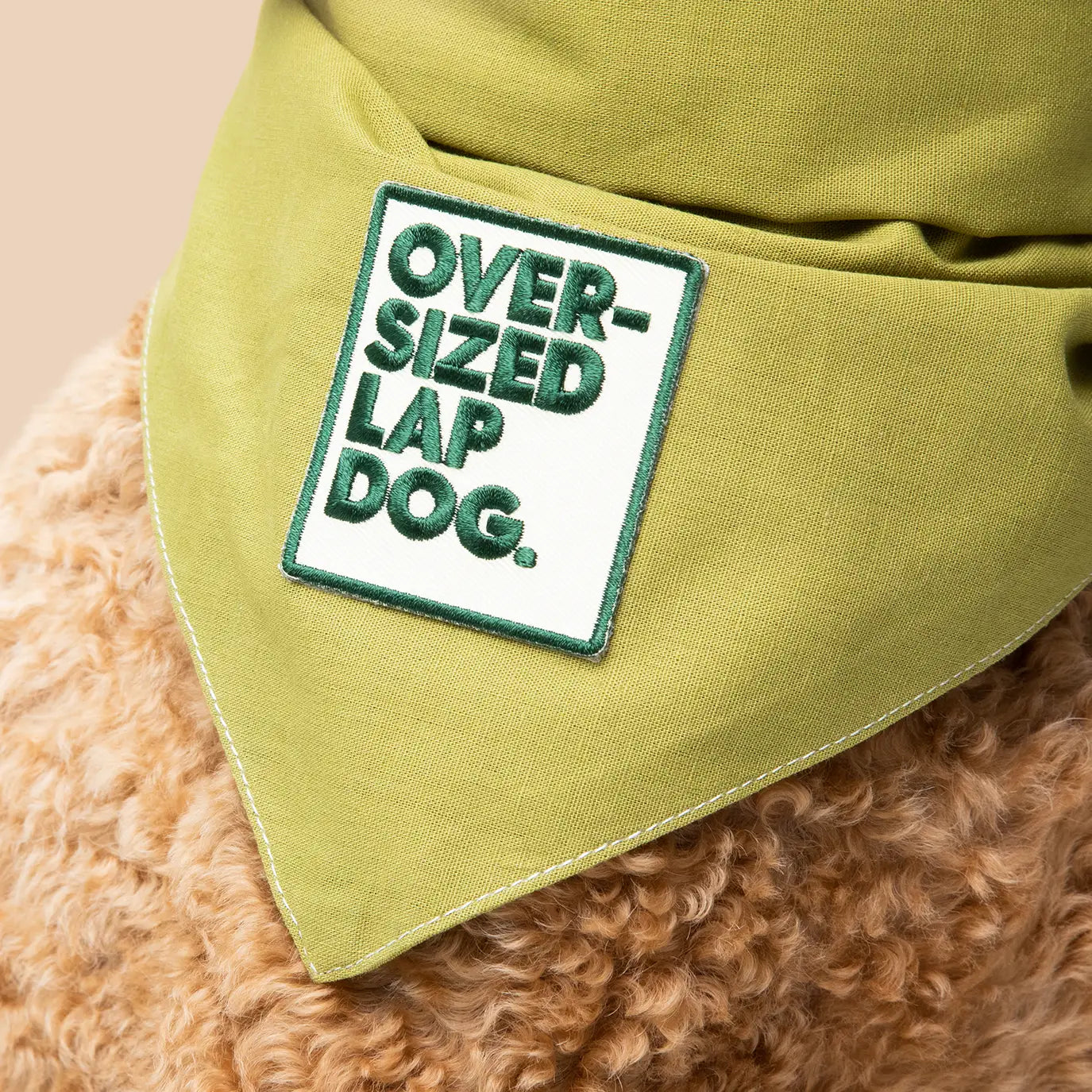 Oversized Lap Dog Badge