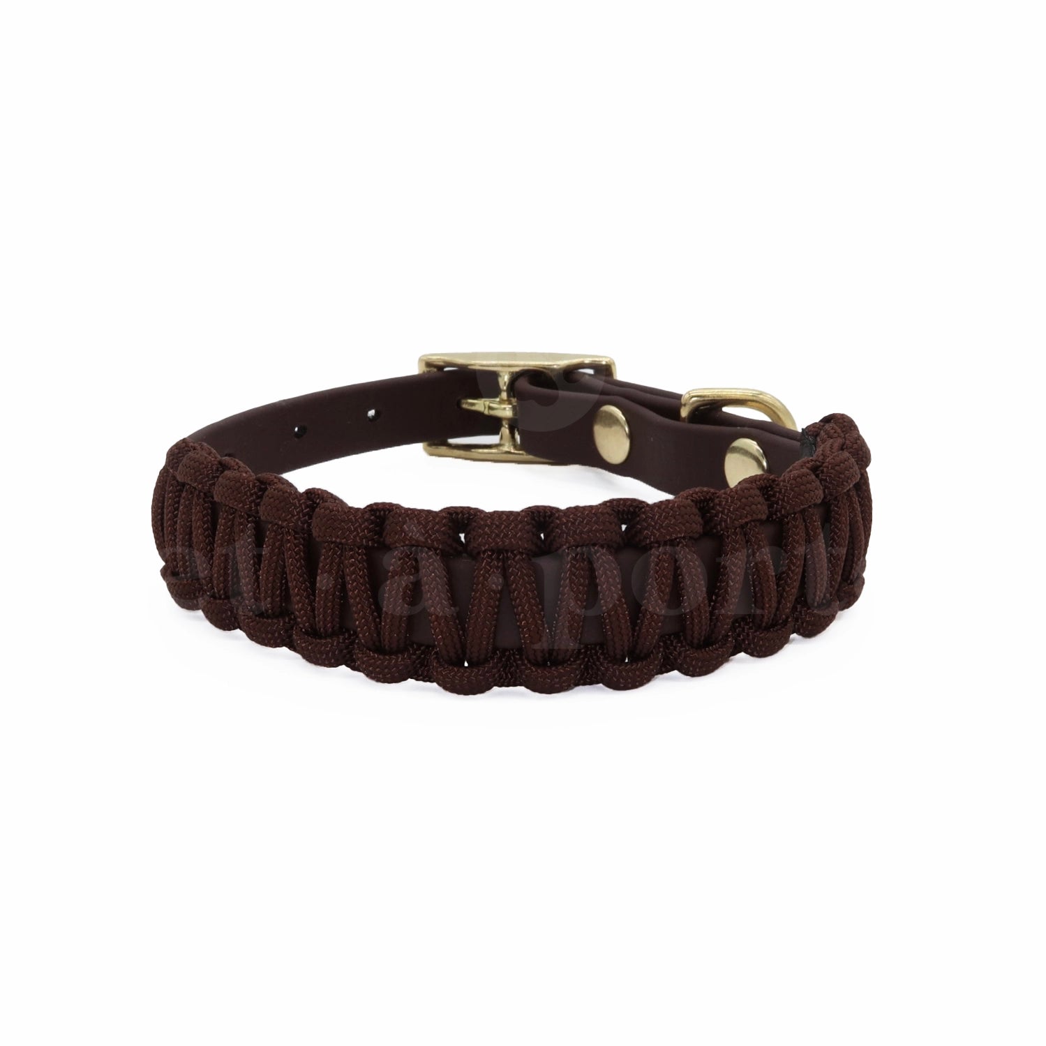 Chocolate Biothane Paracord Collar