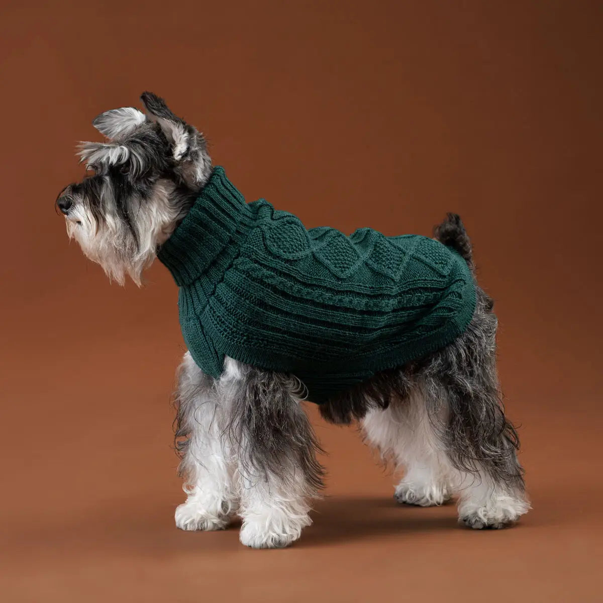 Emerald Green Aran Alpaca Sweater