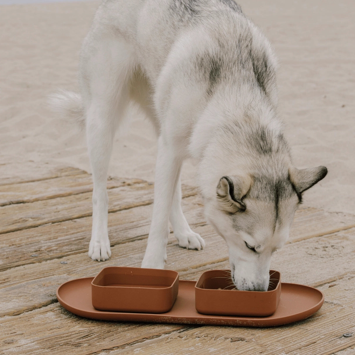 Square Silicone Bowls &amp; Mat Set