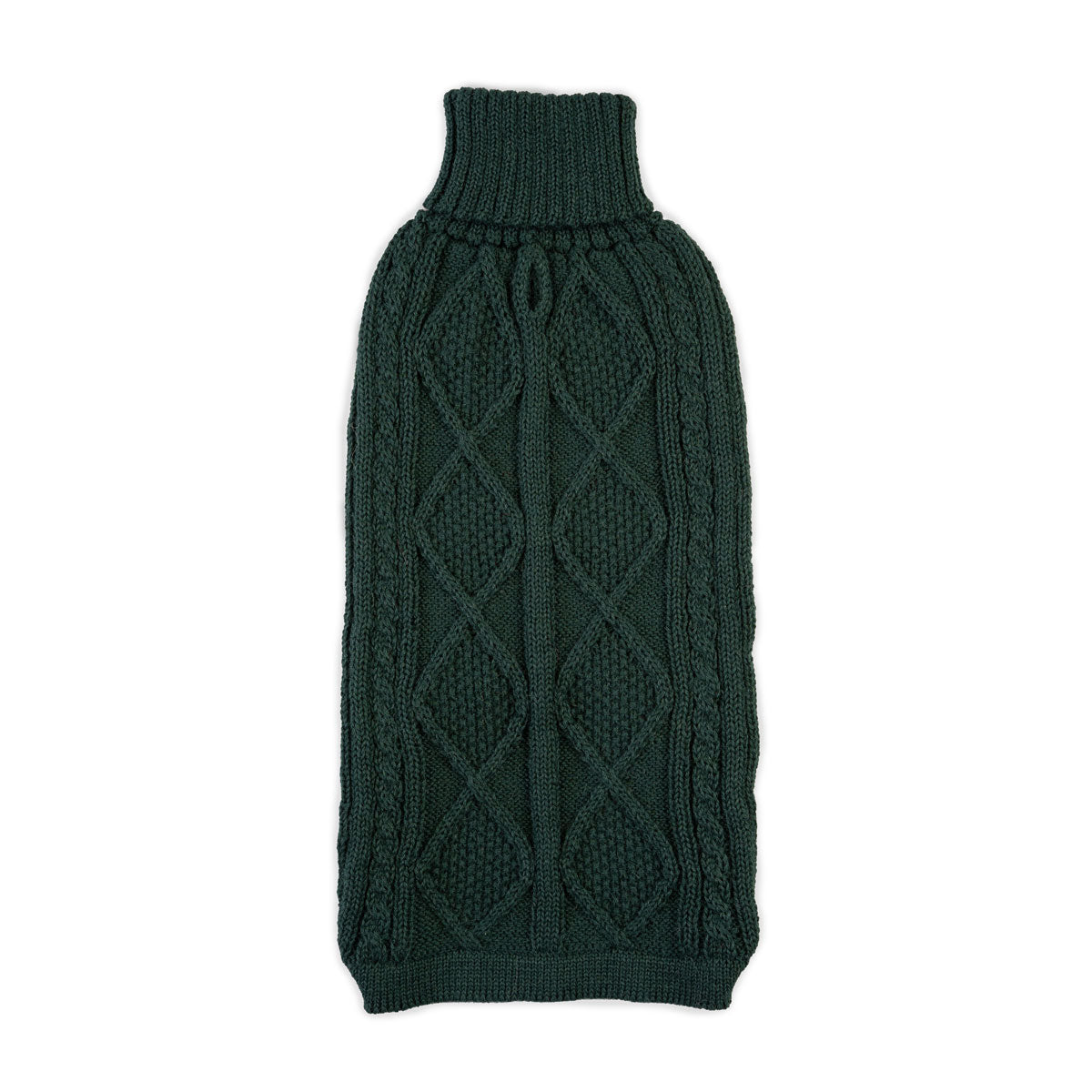 Emerald Green Aran Alpaca Sweater
