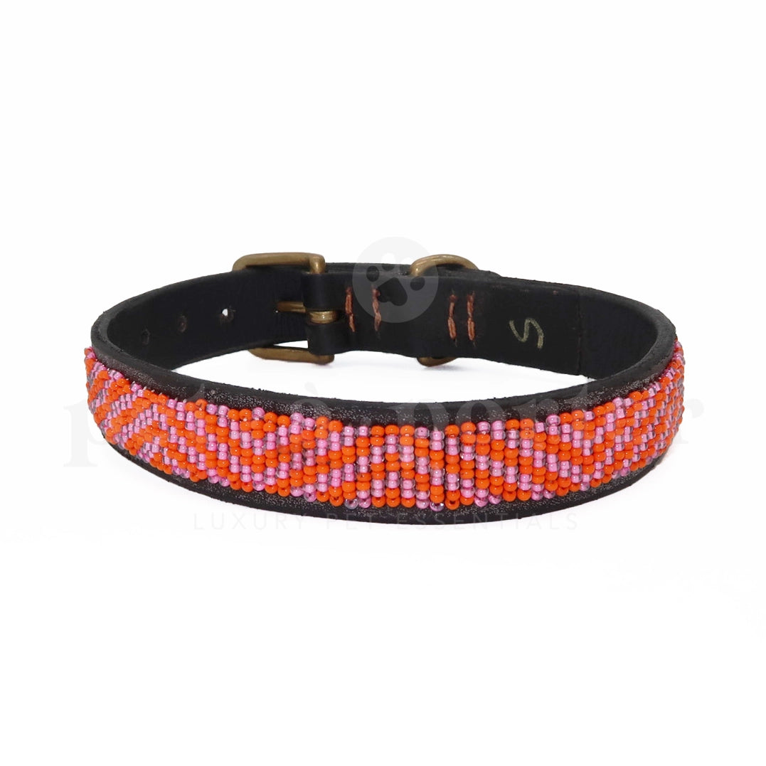 Beaded Dog Collar - Giulia